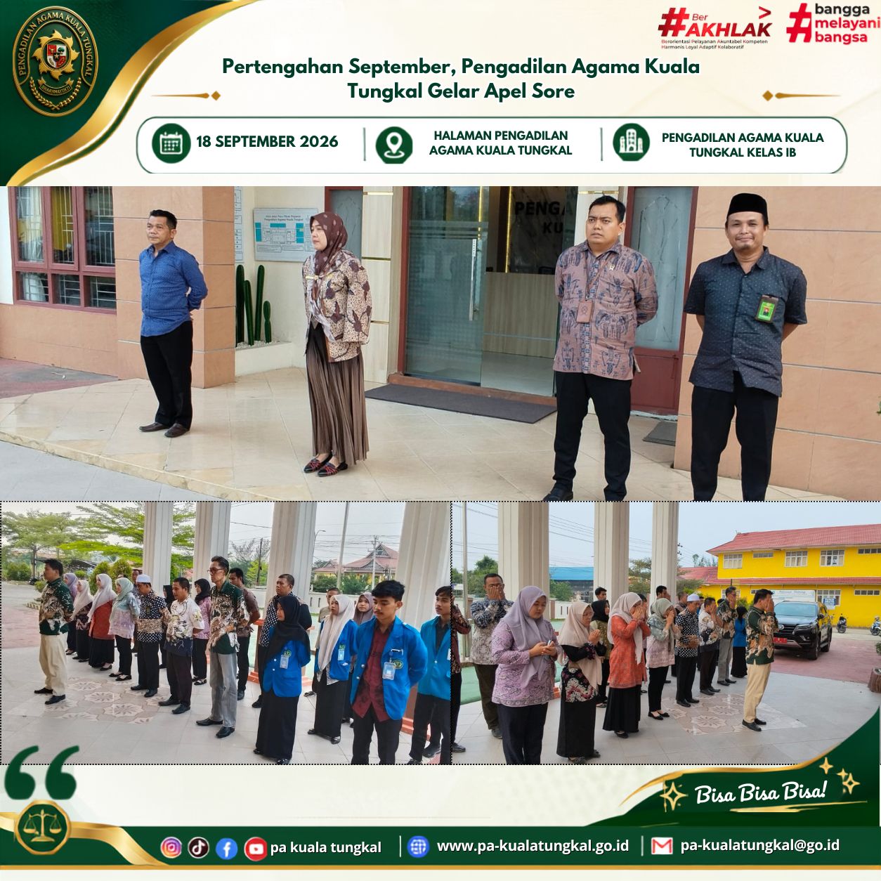apel sore 18 sep 26